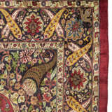 A SILK AND METAL-THREAD KOUM KAPI PRAYER RUG - фото 6