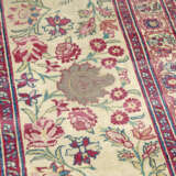 A SILK AND METAL-THREAD TABRIZ CARPET - photo 7