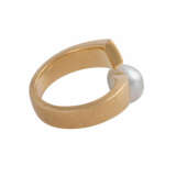 Ring mit 4 Brillanten, zusammen ca. 0,2 ct, FW-WEISS (G-H)/VS - фото 3