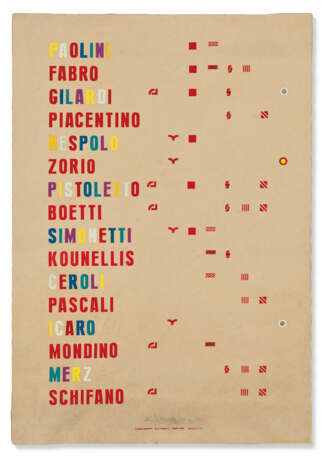 ALIGHIERO BOETTI (1940-1994) - photo 1