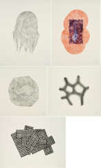 Richard Deacon. Mixed lots of 5 prints