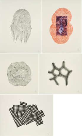 Richard Deacon. Mixed lots of 5 prints - фото 1