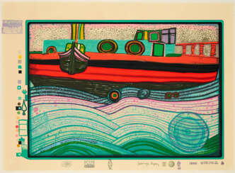 Friedensreich Hundertwasser. Regentag on Waves of Love (From: Look at it on a rainy Day)