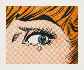 Anne Collier. Woman crying, Comic