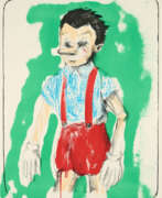 Обзор. Jim Dine. Pinocchio coming from the green