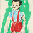 Jim Dine. Pinocchio coming from the green - Auction prices