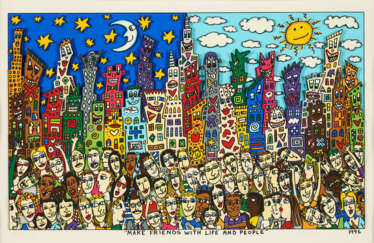 James Rizzi. Make Friends with Life and People