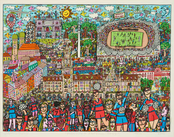 James Rizzi. München Football Fans - photo 1