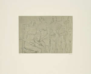 Henry Moore. Group of Figures