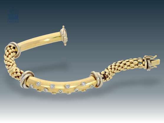 Armband: hochwertiges vintage Goldschmiede-Armband, vermutlich von Cadeaux, No. C846 - Foto 2