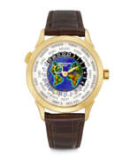 Механический механизм. PATEK PHILIPPE. A RARE 18K GOLD AUTOAMTIC WORLD TIME WITH CLOISONN&#201; ENAMEL DIAL