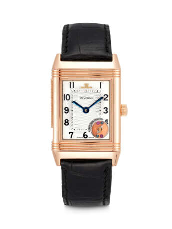 JAEGER-LECOULTRE. A RARE 18K PINK GOLD LIMITED EDITION MINUTE REPEATING WRISTWATCH - фото 1