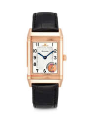 JAEGER-LECOULTRE. A RARE 18K PINK GOLD LIMITED EDITION MINUTE REPEATING WRISTWATCH