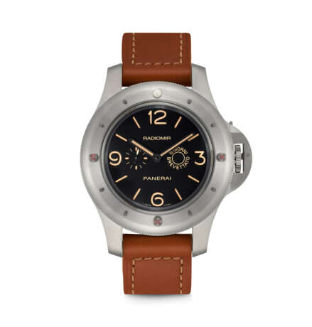 PANERAI. A LIMITED EDITION TITANIUM WRISTWATCH - photo 1