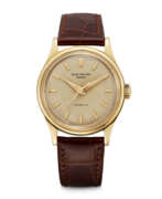 Patek Philippe. PATEK PHILIPPE. AN 18K GOLD WRISTWATCH WITH SWEEP CENTRE SECONDS