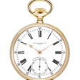 PATEK PHILIPPE. AN 18K PINK GOLD POCKET WATCH WITH ENAMEL DIAL - Аукционные цены