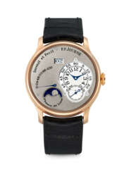 F.P.JOURNE. AN 18K PINK GOLD AUTOMATIC WRISTWATCH WITH MOON PHASES, DATE AND POWER RESERVE