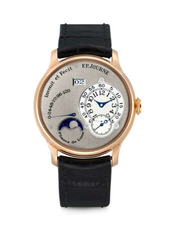 F.P.JOURNE. AN 18K PINK GOLD AUTOMATIC WRISTWATCH WITH MOON PHASES, DATE AND POWER RESERVE - photo 1