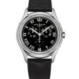 PATEK PHILIPPE. A PLATINUM AUTOMATIC ANNUAL CALENDAR WRISTWATCH WITH SWEEP CENTRE SECONDS AND 24 HOUR INDICATION - Auction prices