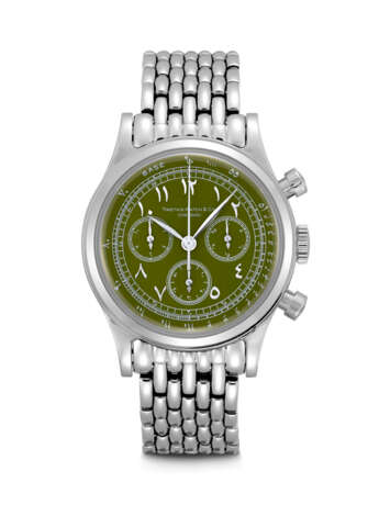 TIMETHIS WATCH & CO. A STAINLESS STEEL AUTOMATIC CHRONOGRAPH WRISTWATCH WITH BRACELET - photo 1