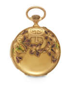 minute repeat. BREGUET. A RARE 18K PINK GOLD MINUTE REPEATING POCKET WATCH WITH ENAMEL DIAL