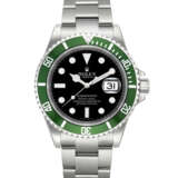 ROLEX. A STAINLESS STEEL AUTOMATIC WRISTWATCH WITH SWEEP CENTRE SECONDS, DATE AND BRACELET - фото 1