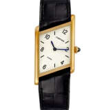 CARTIER. AN UNUSUAL 18K GOLD LIMITED EDITION ASYMMETRICAL WRISTWATCH - фото 1