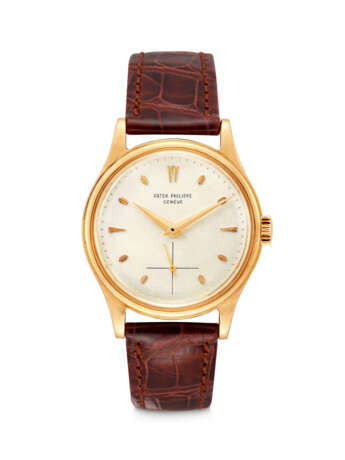 PATEK PHILIPPE. AN 18K GOLD WRISTWATCH - photo 1