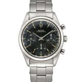 ROLEX. A RARE STAINLESS STEEL CHRONOGRAPH WRISTWATCH WITH BRACELET - photo 1