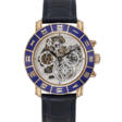 PIAGET. AN 18K GOLD LIMITED EDITION SKELETONISED CHRONOGRAPH WRISTWATCH - Auction prices