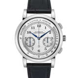 A. LANGE & S&#214;HNE. AN 18K WHITE GOLD FLYBACK CHRONOGRAPH WRISTWATCH - photo 1