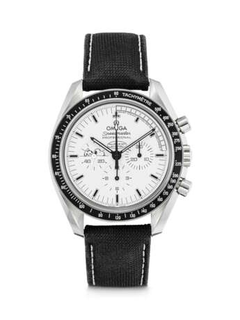 OMEGA. A STAINLESS STEEL LIMITED EDITION CHRONOGRAPH WRISTWATCH - фото 1