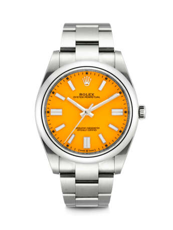 ROLEX. A STAINLESS STEEL AUTOMATIC WRISTWATCH WITH SWEEP CENTRE SECONDS AND BRACELET - фото 1