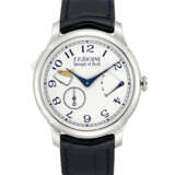 F.P.JOURNE. A RARE AND ATTRACTIVE STAINLESS STEEL MINUTE REPEATING WRISTWATCH WITH POWER RESERVE - Foto 1