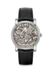 VACHERON CONSTANTIN. A PLATINUM AUTOMATIC DOUBLE RETROGRADE WRISTWATCH