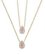 Harry Winston. TWO COLOURED DIAMOND NECKLACE, BY HARRY WINSTON