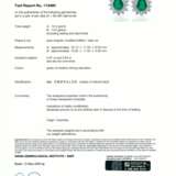 HARRY WINSTON EMERALD AND DIAMOND EARRINGS - фото 3