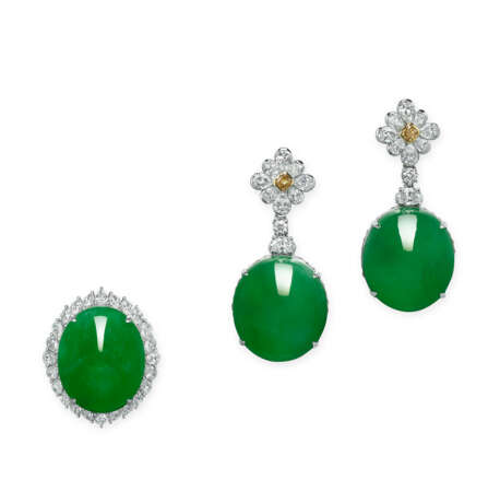 JADEITE, COLOURED DIAMOND AND DIAMOND JEWELLERY - фото 1