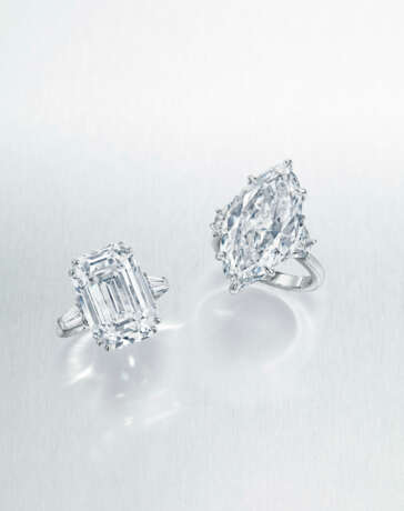 DIAMOND RING, MOUNT BY HARRY WINSTON - photo 2