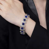 NO RESERVE – SAPPHIRE AND DIAMOND BRACELET - photo 2