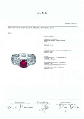 GUCCI TOURMALINE AND DIAMOND BANGLE - Foto 4