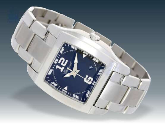 Armbanduhr: ungetragene, sportliche Damenuhr "Chopard Two O Ten" in Edelstahl, mit Originalbox und Originaletikett - photo 1