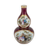 MEISSEN Vase mit Watteauszenen, 19. Jahrhundert - Foto 3