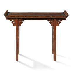 A CHINESE ELM POPLAR AND PINE ALTAR TABLE