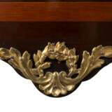 A LOUIS XVI ORMOLU-MOUNTED TULIPWOOD AND AMARANTH DEMI-LUNE COMMODE - photo 5