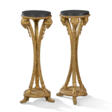 A PAIR OF VICTORIAN GILTWOOD AND GILT GESSO COMPOSITION TORCHERES - Auction prices