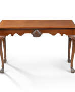 Ireland. AN IRISH GEORGE II MAHOGANY SIDE TABLE