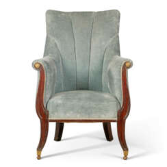 A GEORGE IV MAHOGANY BERGERE