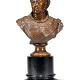 A VICTORIAN PATINATED-BRONZE BUST OF QUEEN VICTORIA - photo 1