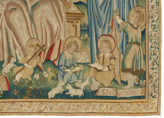 A SWISS RELIGIOUS TAPESTRY - photo 3